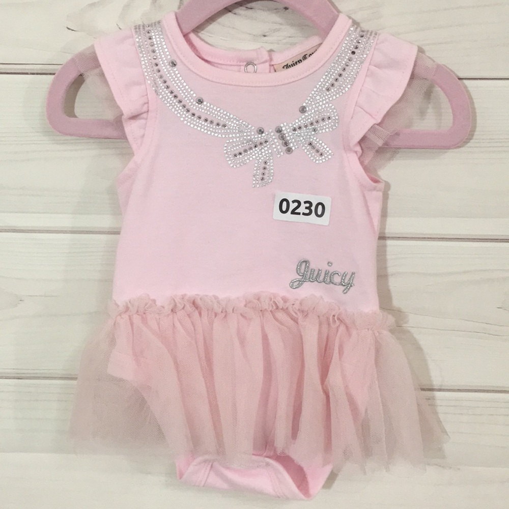 Juicy Couture 0-3M Bling Ballet Tutu Onesie